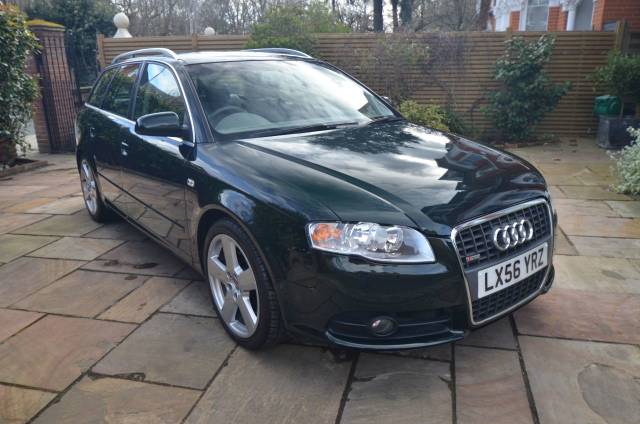 Audi A4 2.0T FSI Quattro S Line 5dr Tip Auto Estate Petrol Green