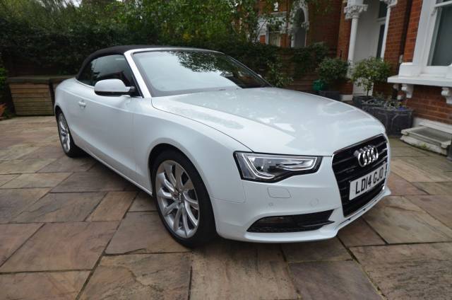 Audi A5 2.0T FSI 225 Quattro SE 2dr S Tronic Convertible Petrol White